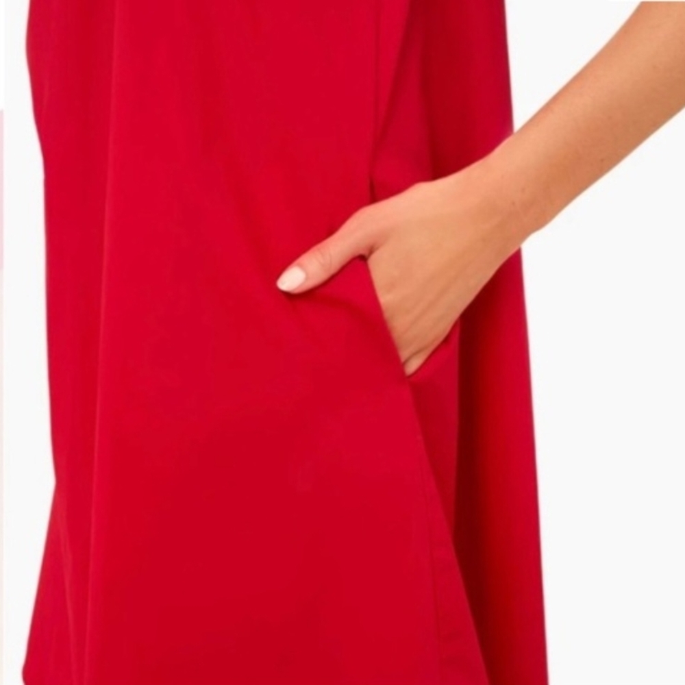 Chic Red Ruffle Mini Dress - Picture 3 of 8